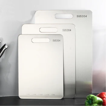 304 multi-function stainless steel cutting board home kitchen rectangular board chopping board kneading dough cutting board 
304 multi-function stainless steel cutting board home kitchen rectangular board chopping board kneading dough cutting board