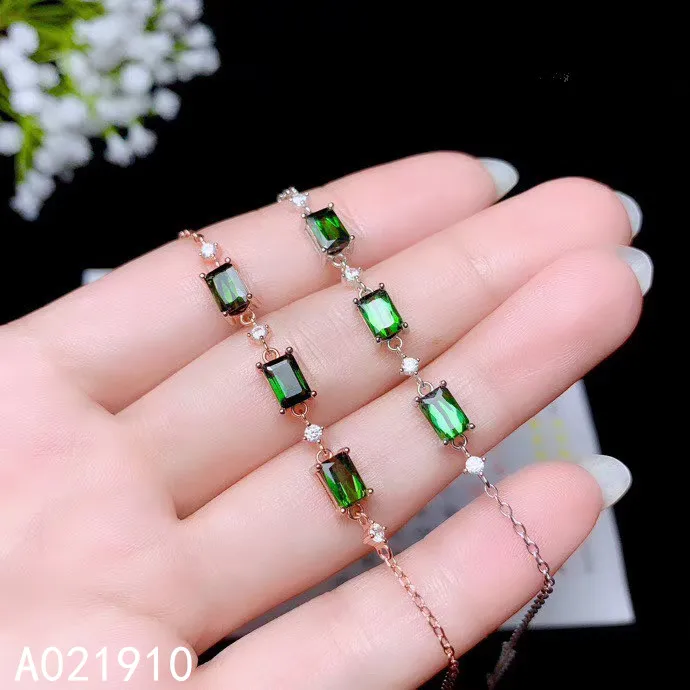 KJJEAXCMY boutique jewelry 925 sterling silver inlaid Natural green tourmaline bracelet ladies support detection classic
KJJEAXCMY boutique jewelry 925 sterling silver inlaid Natural green tourmaline bracelet ladies support detection classic