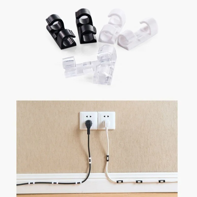 20pcs/set Wire Cable Clips Desktop Storage Clip Cord Management Holder USB Charging Data Line Cable Winder Home Office Organizer
20pcs/set Wire Cable Clips Desktop Storage Clip Cord Management Holder USB Charging Data Line Cable Winder Home Office Organizer