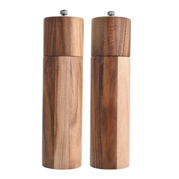 2 Pieces of Set Ceramic Core Salt Pepper Grinders Wooden Manual Spice Mills Kitchen Grinding Tools
2 Pieces of Set Ceramic Core Salt Pepper Grinders Wooden Manual Spice Mills Kitchen Grinding Tools
