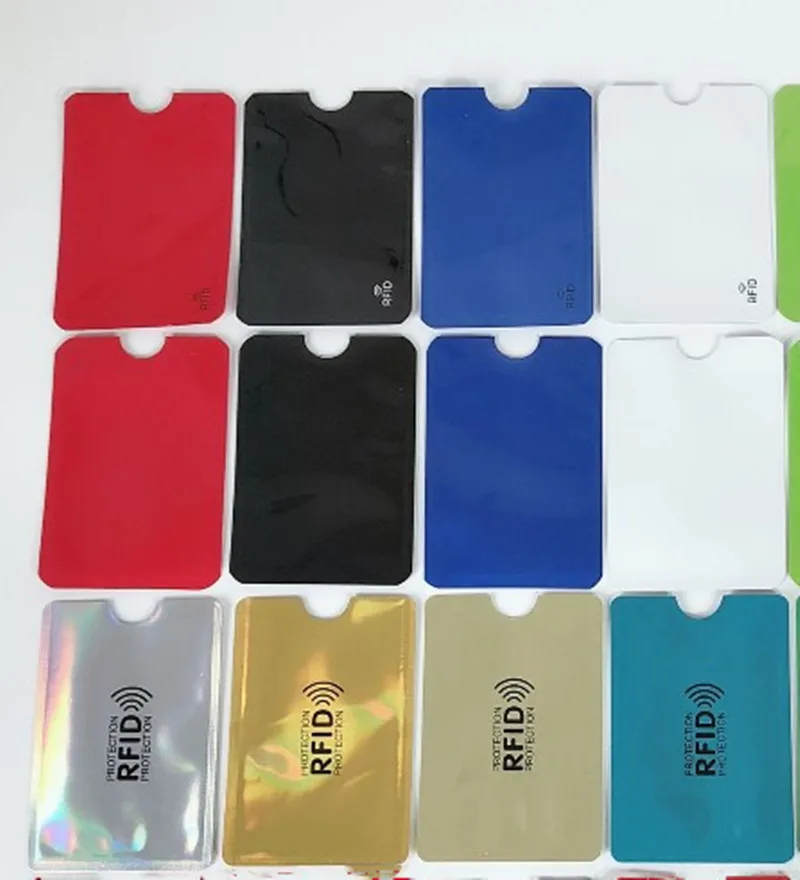 5Pcs Anti Rfid NFC Aluminium Wallet Blocking Reader Lock Bank Card Holder Id Bank Card Case Protection Metal Credit Card Holder
5Pcs Anti Rfid NFC Aluminium Wallet Blocking Reader Lock Bank Card Holder Id Bank Card Case Protection Metal Credit Card Holder