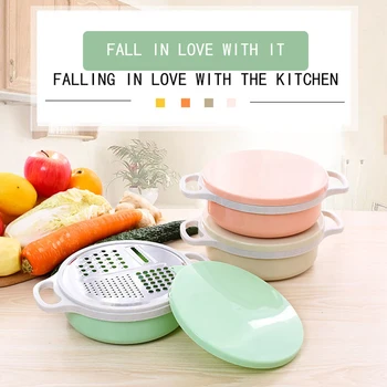 Slicer Stainless Steel Multi-Function Cutting Bowl With Lid Tomato Fruit Vegetable Cutter Slicer Potato Shredder Kitchen Tools
Slicer Stainless Steel Multi-Function Cutting Bowl With Lid Tomato Fruit Vegetable Cutter Slicer Potato Shredder Kitchen Tools