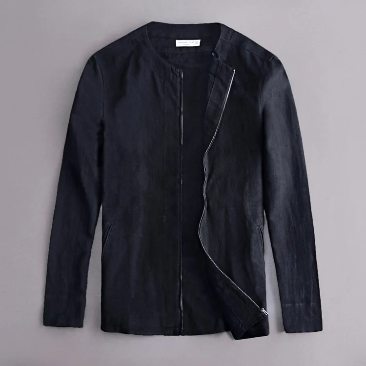 Zipper Men Spring And Autumn Cotton Linen Jacket Men's Collarless Chinese Style Clothes Slim Fit Flax Coat Men's Thin Fashion
Zipper Men Spring And Autumn Cotton Linen Jacket Men's Collarless Chinese Style Clothes Slim Fit Flax Coat Men's Thin Fashion