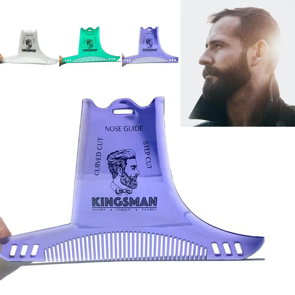 Fashion Men Beard Styling and Shaping Template Flexible Trimming Comb Beard Shaving Tool
Fashion Men Beard Styling and Shaping Template Flexible Trimming Comb Beard Shaving Tool