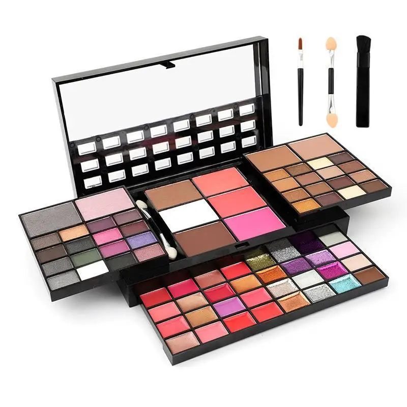 74 Color Make Up Set Eye Shadow Palette Layers Concealer Lipstick Powder Blush Cosmetics Set Matte Eyeshadow Palette with Brush
74 Color Make Up Set Eye Shadow Palette Layers Concealer Lipstick Powder Blush Cosmetics Set Matte Eyeshadow Palette with Brush