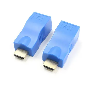 HDMI Extender Transmitter TX/RX Adapter 30M HDMI Network Extender RJ45 CAT5E CAT6 Ethernet LAN without HDCP PCI-E Riser
HDMI Extender Transmitter TX/RX Adapter 30M HDMI Network Extender RJ45 CAT5E CAT6 Ethernet LAN without HDCP PCI-E Riser