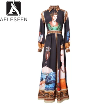 AELESEEN 2020 Spring New Runway Print Vintage A-Line Dresses Lantern Sleeve European Retro Elegant Lady Portrait Long Dress
AELESEEN 2020 Spring New Runway Print Vintage A-Line Dresses Lantern Sleeve European Retro Elegant Lady Portrait Long Dress