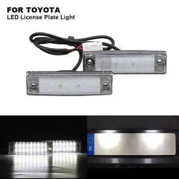 2PCS Clear White Car LED License Number Plate Light For TOYOTA Land Cruiser Prado TRJ150 GRJ15 GDJ15 All year models 2009-
2PCS Clear White Car LED License Number Plate Light For TOYOTA Land Cruiser Prado TRJ150 GRJ15 GDJ15 All year models 2009-