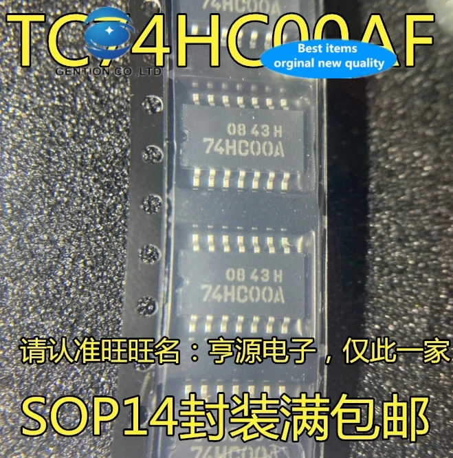 30 шт 100% новый и оригинальный действительный ассортимент товаров TC74HC00AF 74 hc00a SOP14 5,2 мм широкофюзеляжный логическая микросхема
30 шт 100% новый и оригинальный действительный ассортимент товаров TC74HC00AF 74 hc00a SOP14 5,2 мм широкофюзеляжный логическая микросхема