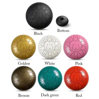 Steel Tongue Drum 11 Note 12 Inch Hand-made Durable Percussion Steel Drum Instrument with Mallets Yoga Meditation Relax Hand Pan
Steel Tongue Drum 11 Note 12 Inch Hand-made Durable Percussion Steel Drum Instrument with Mallets Yoga Meditation Relax Hand Pan