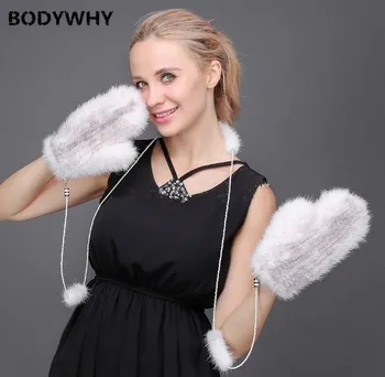 New 100% Real Rex Rabbit FurMink Fur Knitted Mittens Halter Gloves Winter Warm Women Rabbit Fur Mittens Natural Super Soft Girl
New 100% Real Rex Rabbit FurMink Fur Knitted Mittens Halter Gloves Winter Warm Women Rabbit Fur Mittens Natural Super Soft Girl