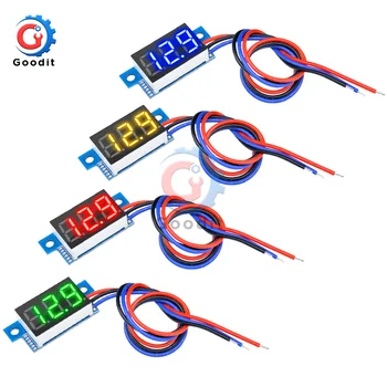 LED Mini Digital Voltmeter Blue/red/green LED Display Volt Meter 0.36 Inch DC 0-100V Gauge Volt Voltage Panel Meter 3 wires
LED Mini Digital Voltmeter Blue/red/green LED Display Volt Meter 0.36 Inch DC 0-100V Gauge Volt Voltage Panel Meter 3 wires