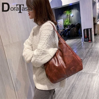 DORATASIA Vintage Womens Hand bags Designers Luxury Handbags Women Shoulder Bags Female Top-handle Bags Fashion Brand Handbags 
DORATASIA Vintage Womens Hand bags Designers Luxury Handbags Women Shoulder Bags Female Top-handle Bags Fashion Brand Handbags