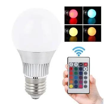Dimmable LED Bulb Household with Remote Control Large Room Lighting Global Bulb Bright Color Changing Light Fixture RGB
Dimmable LED Bulb Household with Remote Control Large Room Lighting Global Bulb Bright Color Changing Light Fixture RGB