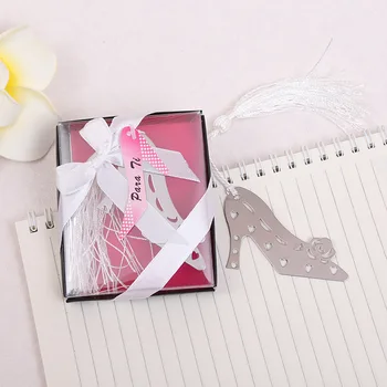 High Heel Shoe Bookmark in Gift Box Novelty Wedding Bridal Shower Valentine's Day Gift Party Favors Present
High Heel Shoe Bookmark in Gift Box Novelty Wedding Bridal Shower Valentine's Day Gift Party Favors Present