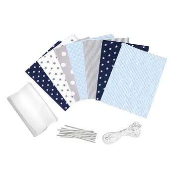 1 Set Material Mask Making Supplies Face Mask Diy Kit (7pcs Cloth + 6m Ropes + 10pcs Nose Bridge + 1m Non-woven Fabric Blue)
1 Set Material Mask Making Supplies Face Mask Diy Kit (7pcs Cloth + 6m Ropes + 10pcs Nose Bridge + 1m Non-woven Fabric Blue)