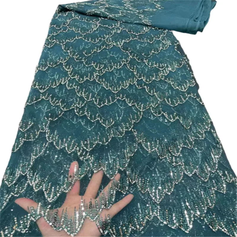 Nigerian Lace Fabric 2021 Embroidery French Sequins Green Lace for Party High Quality African Swiss Voile Lace in Switzerland
Nigerian Lace Fabric 2021 Embroidery French Sequins Green Lace for Party High Quality African Swiss Voile Lace in Switzerland