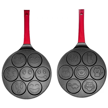 7-Hole Breakfast Frying Pan Non-stick Waffles Maker Omelet Egg Mold Ham Pancake Grill Cooking Pot Kitchen Tools
7-Hole Breakfast Frying Pan Non-stick Waffles Maker Omelet Egg Mold Ham Pancake Grill Cooking Pot Kitchen Tools