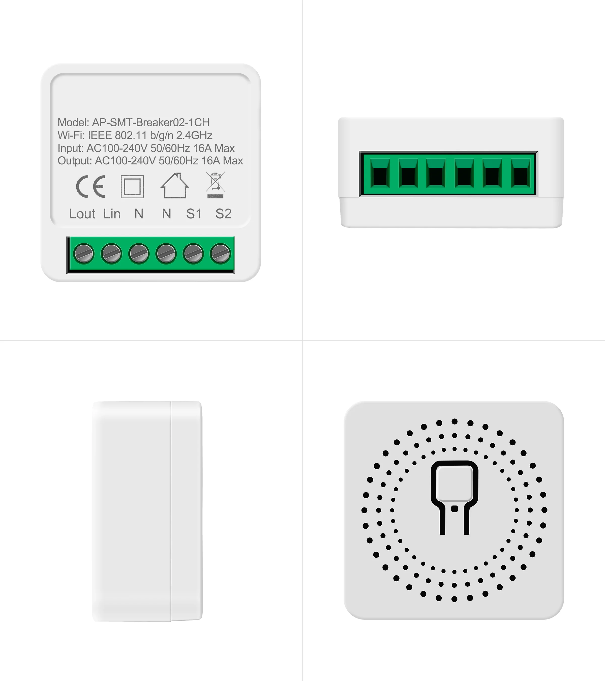 Mini Smart Wifi DIY Switch Supports 2 Way Control, Smart Home Automation Module, Works with Alexa Google Home Smart Life App
Mini Smart Wifi DIY Switch Supports 2 Way Control, Smart Home Automation Module, Works with Alexa Google Home Smart Life App