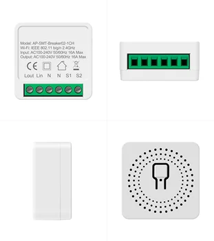 Mini Smart Wifi DIY Switch Supports 2 Way Control, Smart Home Automation Module, Works with Alexa Google Home Smart Life App
Mini Smart Wifi DIY Switch Supports 2 Way Control, Smart Home Automation Module, Works with Alexa Google Home Smart Life App