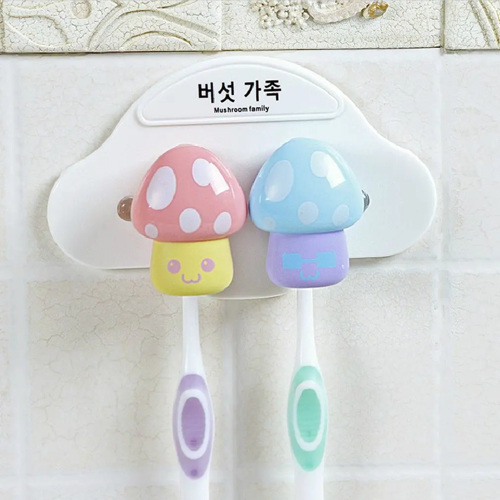 Cute Cartoon Mushrooms Toothbrush Holder Wall Mount Stand Family Sets Bathroom Creative Dustproof Storage Box
Cute Cartoon Mushrooms Toothbrush Holder Wall Mount Stand Family Sets Bathroom Creative Dustproof Storage Box