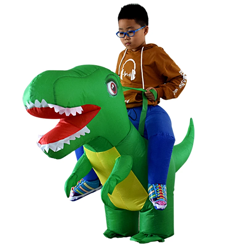 Карнавальный детский надувной костюм динозавра для взрослых карнавальный на