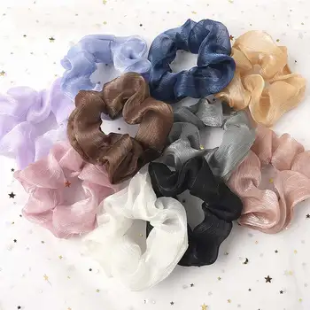 Fashion Shining Organza Mesh Chiffon Hair Scrunchies Elastic Hair Bands Ties For Girls Women Hair Accessories Headwear Wholesale
Fashion Shining Organza Mesh Chiffon Hair Scrunchies Elastic Hair Bands Ties For Girls Women Hair Accessories Headwear Wholesale