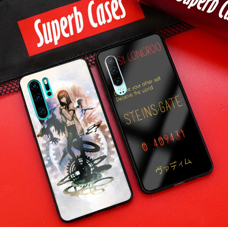 Чехол для телефона Steins Gate anime мягкий силиконовый чехол Huawei honor 8 mate p 9 10 20 30 lite pro plus