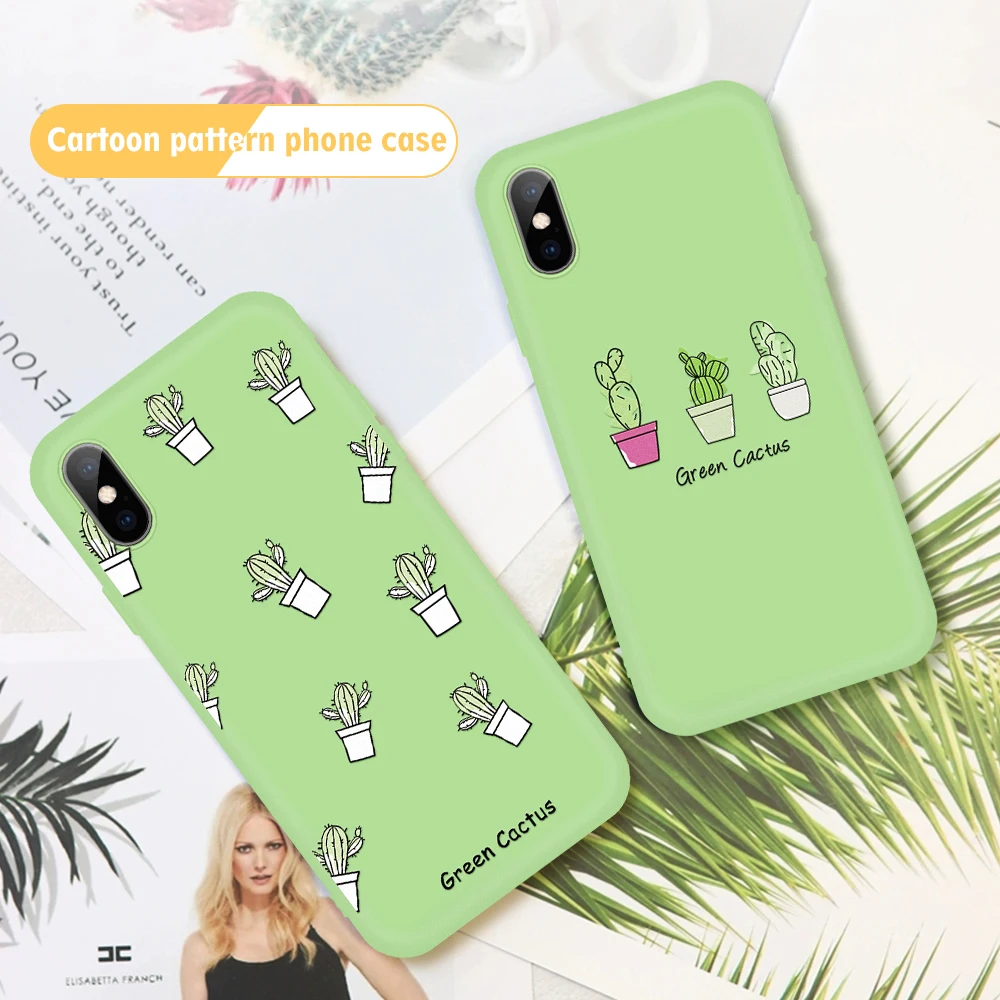 Mini painted silicone For iPhone 5 5S SE XS Max XR X soft cover For iphone 7 8 6 6S Plus 11 Pro Max case Green Pattern TPU Case
Mini painted silicone For iPhone 5 5S SE XS Max XR X soft cover For iphone 7 8 6 6S Plus 11 Pro Max case Green Pattern TPU Case