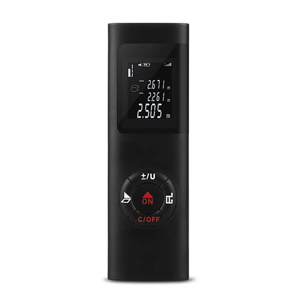 Handheld Multifunctional 40M LCD Digital Laser Rangefinder Mini USB Charging Laser Distance Meter for Interior Decoration
Handheld Multifunctional 40M LCD Digital Laser Rangefinder Mini USB Charging Laser Distance Meter for Interior Decoration