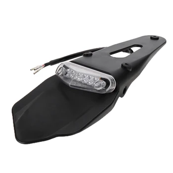 1pc Motorcycle Rear Fender License Plate Bracket Holder With 12V LED Taillight Brake Lamp For Enduro Off-Road Bike Moto
1pc Motorcycle Rear Fender License Plate Bracket Holder With 12V LED Taillight Brake Lamp For Enduro Off-Road Bike Moto