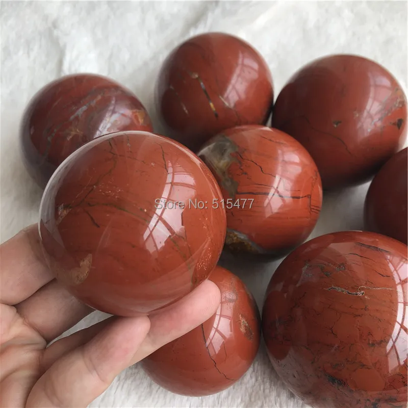 2.2LB топ полированный натуральный красный Джаспер хрустальный шар для украшения