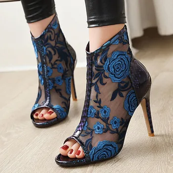 Karinluna Dropship Sexy Large Size 46 Fetish High Heels Shoes Embroidery Flowers Lace Women Summer Boot Sandals Woman
Karinluna Dropship Sexy Large Size 46 Fetish High Heels Shoes Embroidery Flowers Lace Women Summer Boot Sandals Woman