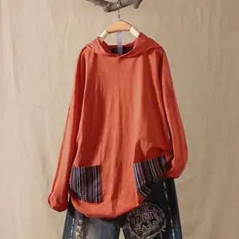 ZANZEA Women Hoodies Striped Shirts Autumn Vintage Blouse Long Sleeve Pacthwork Blusas Femme Robe Pullover Loose Tunic Tops
ZANZEA Women Hoodies Striped Shirts Autumn Vintage Blouse Long Sleeve Pacthwork Blusas Femme Robe Pullover Loose Tunic Tops