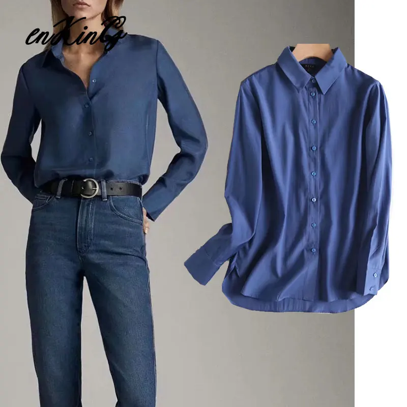 2020 za autumn england office lady solid Multicolor Metal buttons blusas mujer de moda 2019 basic shirt womens tops and blouses
2020 za autumn england office lady solid Multicolor Metal buttons blusas mujer de moda 2019 basic shirt womens tops and blouses