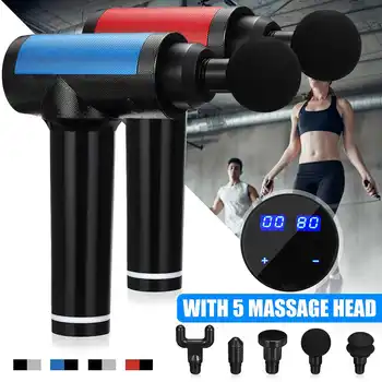30 Gear Therapy Massage Guns Muscle Massager LED Digital Display Pain Relax Massage with 5 Heads 3000r/min 2600mAh Battery
30 Gear Therapy Massage Guns Muscle Massager LED Digital Display Pain Relax Massage with 5 Heads 3000r/min 2600mAh Battery