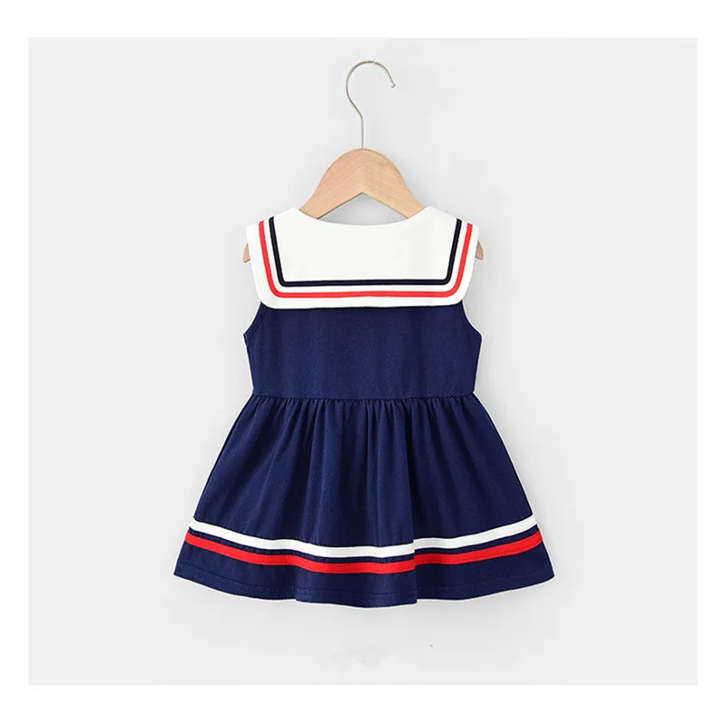 Summer girls sleeveless dress college style princess skirt fashion girls striped clothing
Summer girls sleeveless dress college style princess skirt fashion girls striped clothing