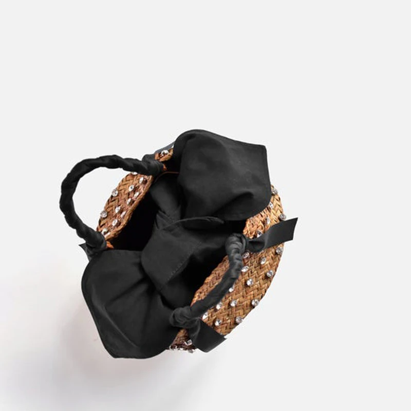VIP Buy from 20 quantities Summer Holiday Beach Bag with Pearl Ladies Woven Bucket Diamond Bag Designer Hot Handbags VIP Buy from 20 quantities Summer Holiday Beach Bag with Pearl Ladies Woven Bucket Diamond Bag Designer Hot Handbags