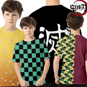 2020 Demon Slayer Adult and children reversible 3D printing T-shirt Summer casual clothes Halloween New Anime costumes
2020 Demon Slayer Adult and children reversible 3D printing T-shirt Summer casual clothes Halloween New Anime costumes