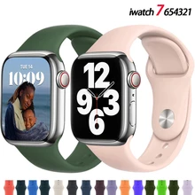 Sports silicone Strap For Apple Watch 6 Series SE 7 5 4 3 2 1 44MM 40MM Rubber Watch band Strap for iWatch 42MM 38MM Bracelet
Sports silicone Strap For Apple Watch 6 Series SE 7 5 4 3 2 1 44MM 40MM Rubber Watch band Strap for iWatch 42MM 38MM Bracelet