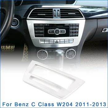 Chrome Central Console CD Panel Frame Cover Trim For Benz C Class W204 2011 2012 2013 Car Styling Accessories
Chrome Central Console CD Panel Frame Cover Trim For Benz C Class W204 2011 2012 2013 Car Styling Accessories
