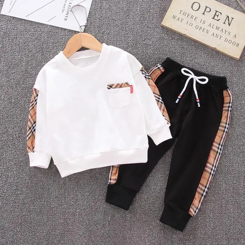 1-3 Years Old 4 Children's Foreign Clothes Tide Children's Spring and Autumn Clothing Two-piece Suit Active Cotton Kids Costume
1-3 Years Old 4 Children's Foreign Clothes Tide Children's Spring and Autumn Clothing Two-piece Suit Active Cotton Kids Costume