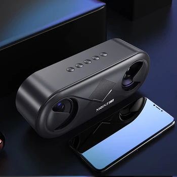 Cool BT5.0 HiFi Bluetooth Speaker Portable Outdoor Home Mini Audio Speaker Support 32G TF Card USB Drive AUX 3D Stereo Speakers
Cool BT5.0 HiFi Bluetooth Speaker Portable Outdoor Home Mini Audio Speaker Support 32G TF Card USB Drive AUX 3D Stereo Speakers
