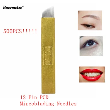 Microblading 500 Pcs Needles 0.20mm Microblading Needles 12PCD Shape for Microblading Embroidery Pen Pernement Makeup Machine 
Microblading 500 Pcs Needles 0.20mm Microblading Needles 12PCD Shape for Microblading Embroidery Pen Pernement Makeup Machine
