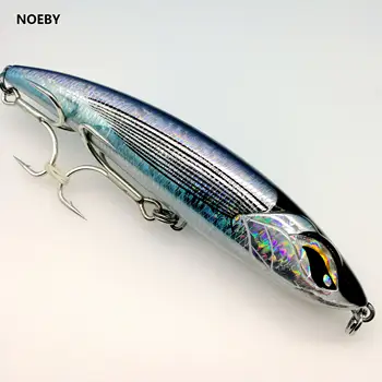 NOEBY 4pcs/lot new sinking big pencil fishing lure 126.5g/185mm sea trolling bait Thru-Wire-Construction For Tuna GT Sea Fish
NOEBY 4pcs/lot new sinking big pencil fishing lure 126.5g/185mm sea trolling bait Thru-Wire-Construction For Tuna GT Sea Fish