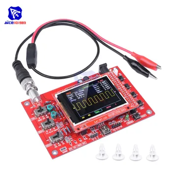 diymore Fully Assembled Digital Oscilloscope SMD 2.4" TFT LCD 1Msps 12Bit Alligator Chips Probe for Arduino DSO138 Oscilloscope
diymore Fully Assembled Digital Oscilloscope SMD 2.4" TFT LCD 1Msps 12Bit Alligator Chips Probe for Arduino DSO138 Oscilloscope