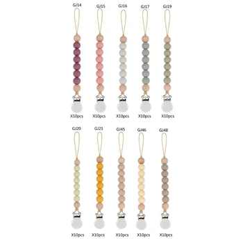50Pcs Pacifier Clips Chain Silicone Beads DIY Dummy Clip Holder Soother Chains A2UB
50Pcs Pacifier Clips Chain Silicone Beads DIY Dummy Clip Holder Soother Chains A2UB