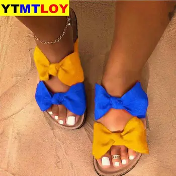 Slippers Women Terlik Woman Slip On Sandals Bow Flat Hemp Linen Summer Sliders Espadrille Shoes Chanclas De Mujer Mixed Colors
Slippers Women Terlik Woman Slip On Sandals Bow Flat Hemp Linen Summer Sliders Espadrille Shoes Chanclas De Mujer Mixed Colors