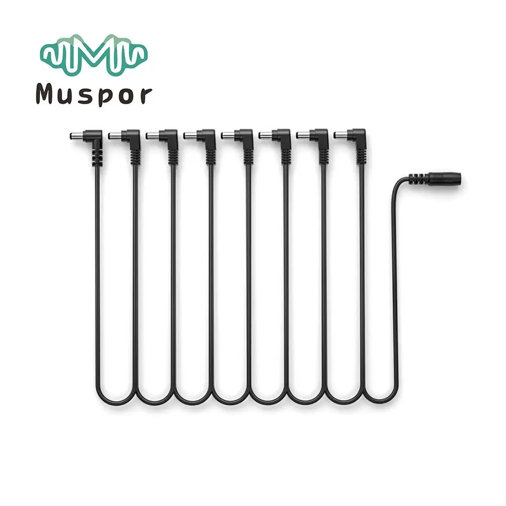 Muspor Electric Guitar Effects Pedal Power Supply Cables Bend Angle Plug Daisy Chain 1 to 3 4 5 6 8 Ways for 9V DC Adapter Plug
Muspor Electric Guitar Effects Pedal Power Supply Cables Bend Angle Plug Daisy Chain 1 to 3 4 5 6 8 Ways for 9V DC Adapter Plug