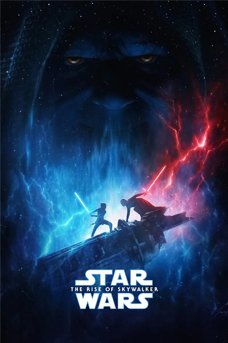 60x84cm Star Wars The Rise of Skywalker IX 2019 Movie Poster Wall Art Canvas Painting Picture Prints Living Home Room Decor
60x84cm Star Wars The Rise of Skywalker IX 2019 Movie Poster Wall Art Canvas Painting Picture Prints Living Home Room Decor
